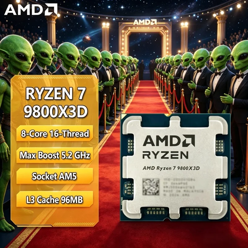 Amd Cpu Ryzen 7 - 2026 Nieuwe AMD Ryzen 7 9800X3D