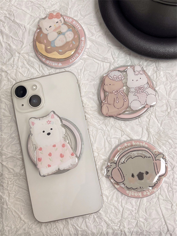 Gaming Accessories Dropshipping Suppliers - Magnetische Pop Socket Telefoonhouder Schattig Dierenfiguurtje