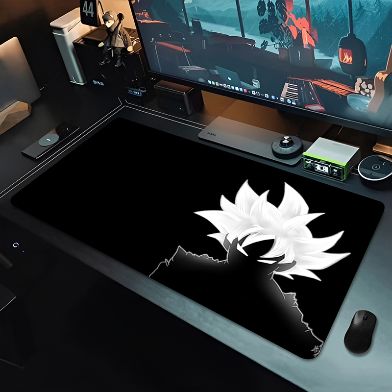 Gaming Accessories For Gaming Setup - DBZ Black Anime Muismat Dragon Ball