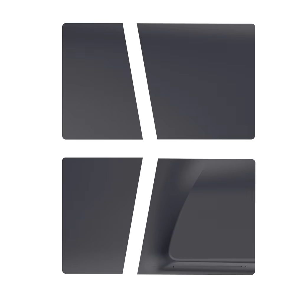 Gaming Zone Accessories - ABS Zwarte Faceplates voor PS5 Pro