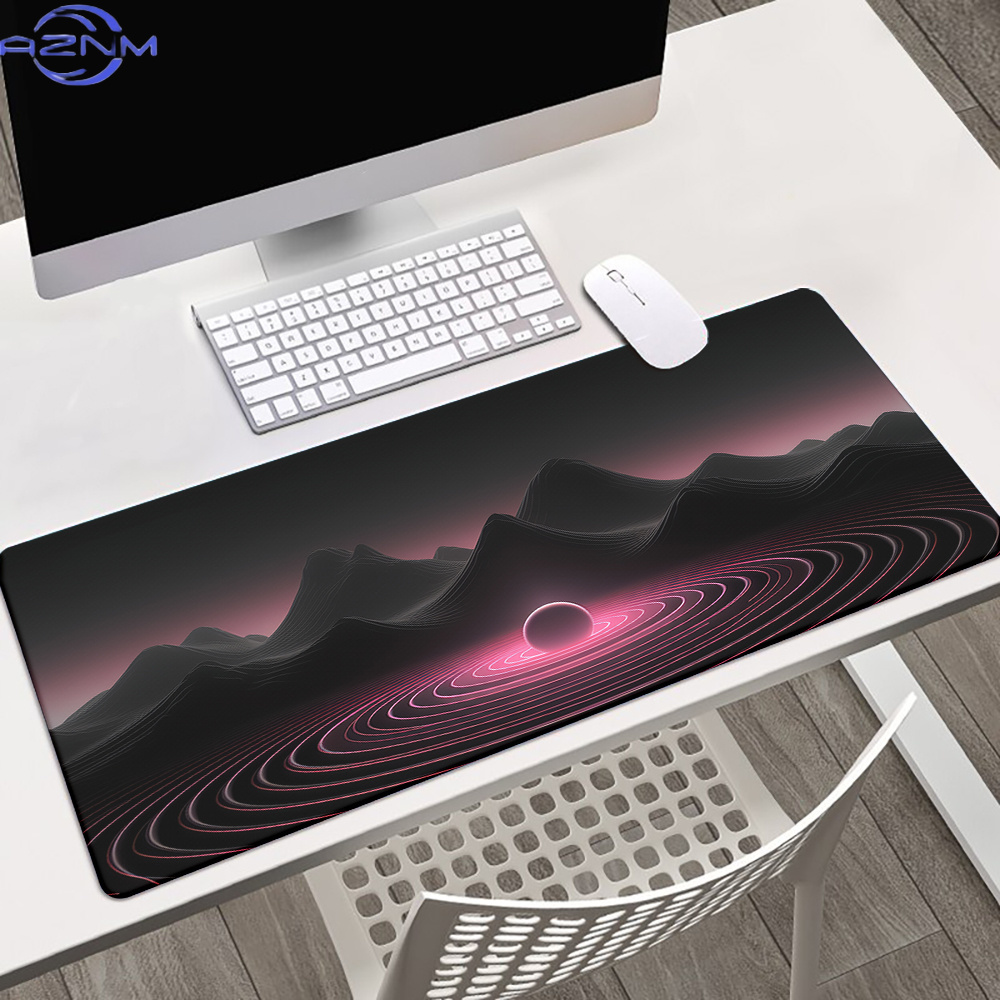 Gaming Accessories Ideas - 1pc Pink Music Wave Idea muismat,