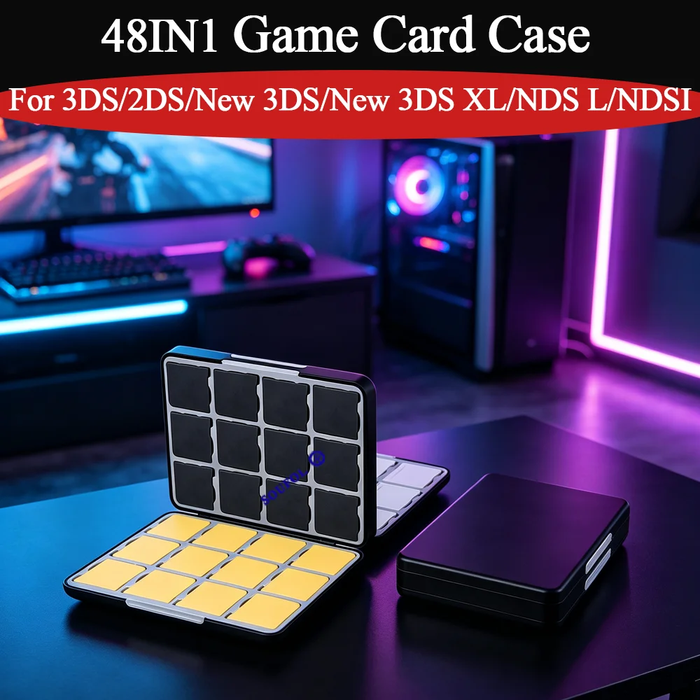 Gaming Accessories Box - 2026 Nieuwe Voor 3DS 48IN1 Draagbare