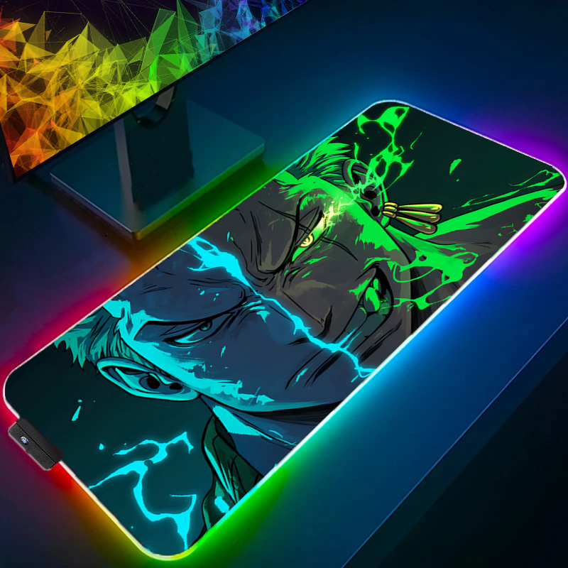 Gaming Accessories For Gaming Setup - EEN STUK Zoro Muismat RGB Gaming