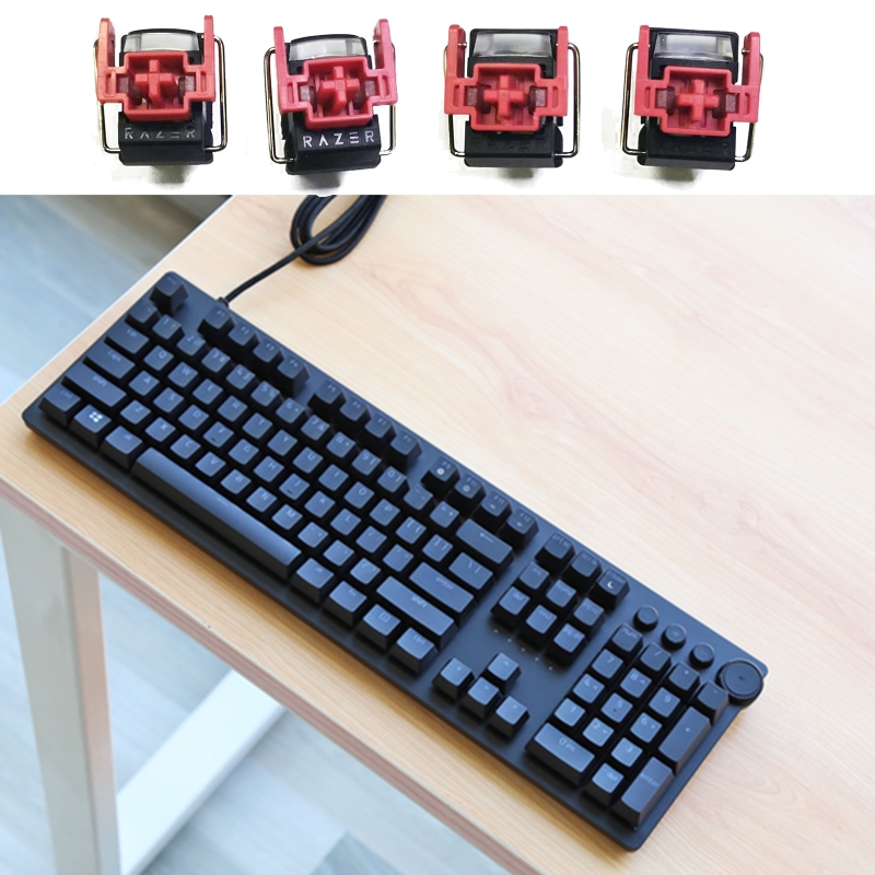 Gaming Accessories Aesthetic - 4 Stuks V2 Slient Liner Rode