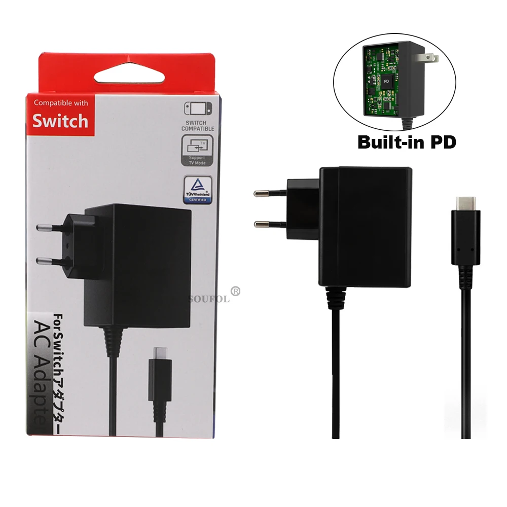 Gaming Accessories Wall - Wisselstroomadapter Oplader voor NS Switch &