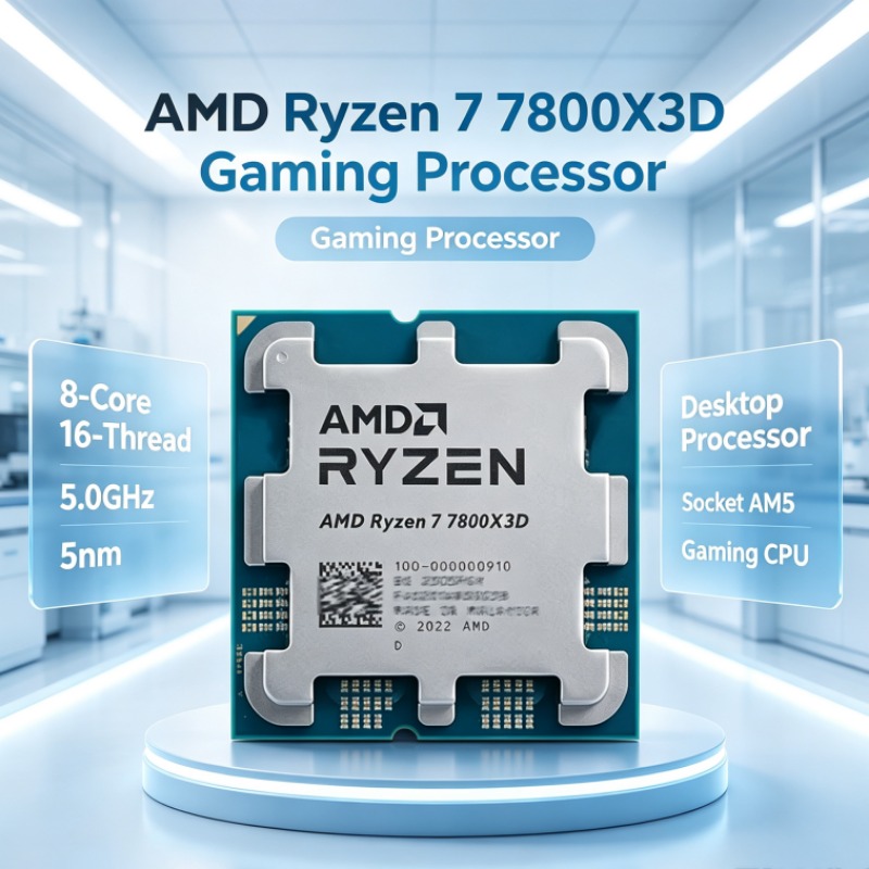 Amd Cpu Ryzen 7 - AMD Ryzen 7 R7 7800X3D CPU-processor