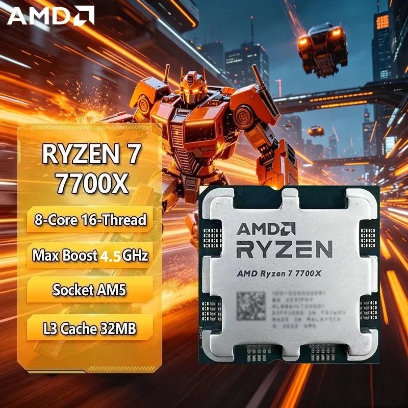 AMD Ryzen 7 7700X CPU, R7 7700 - Amd Cpu Ryzen 7 recensie en prijs