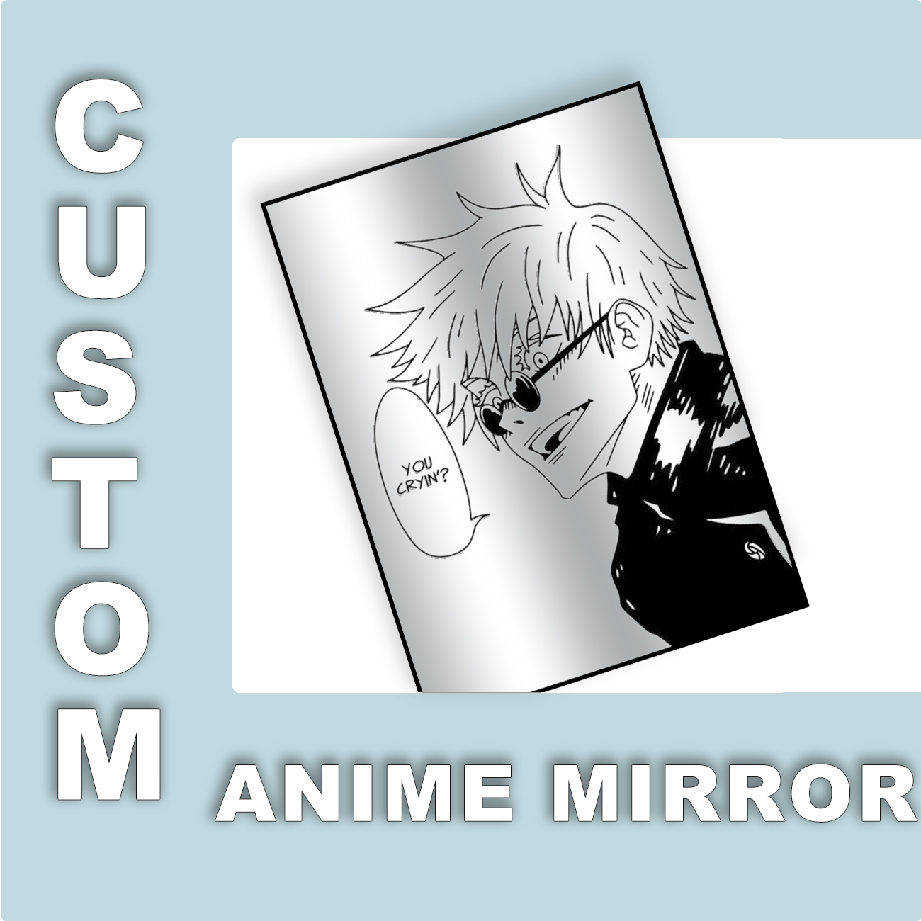 Op maat gemaakte anime spiegel - Gaming Accessories Wall recensie en prijs