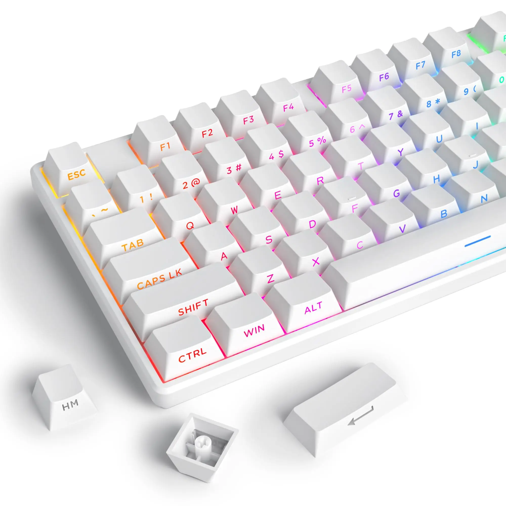 134 toetsen Double Shot PBT Ke - Gaming Accessories Aesthetic recensie en prijs