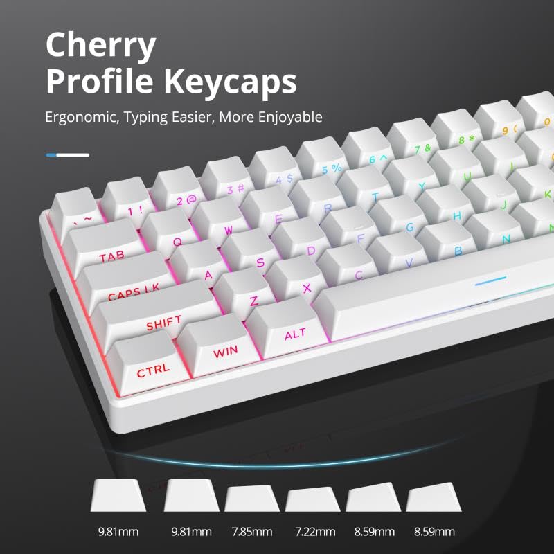 134 toetsen Double Shot PBT Ke - Gaming Accessories Aesthetic recensie en prijs