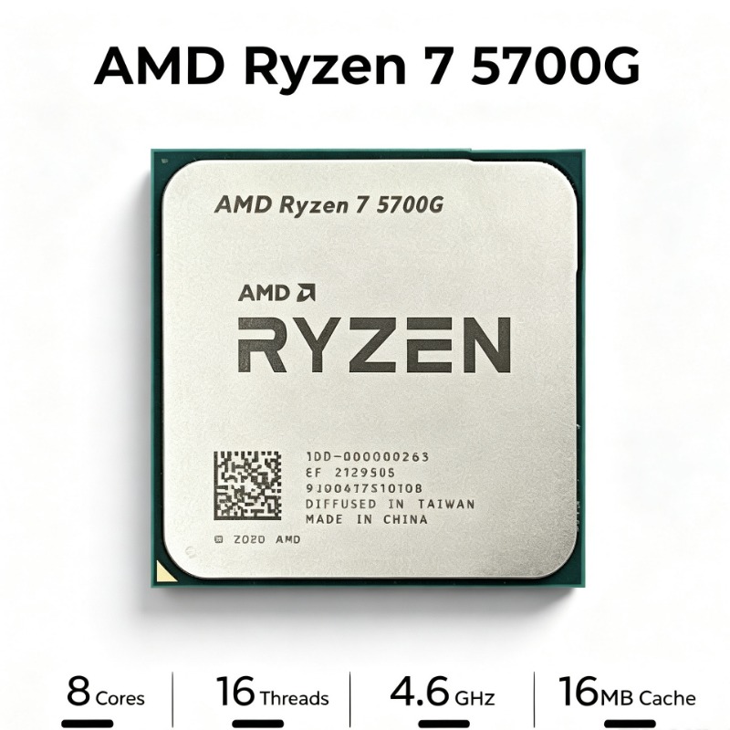 AMD R7 5700G Ryzen 7 5700G Soc - Amd Cpu Ryzen 7 recensie en prijs