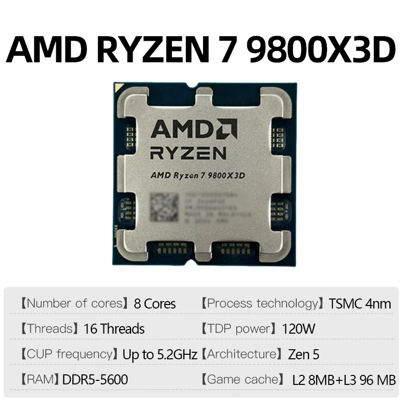 2026 Nieuwe AMD Ryzen 7 9800X3 - Amd Cpu Ryzen 7 recensie en prijs