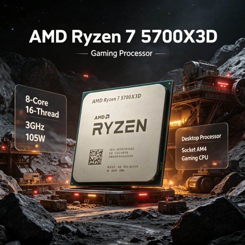 AMD Ryzen 7 5700X3D Desktop CP - Amd Cpu Ryzen 7 recensie en prijs