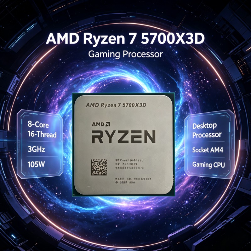 AMD Ryzen 7 5700X3D Desktop CP - Amd Cpu Ryzen 7 recensie en prijs