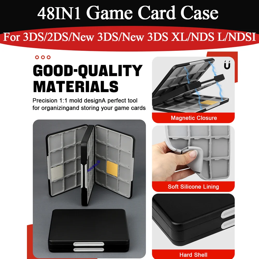 2026 Nieuwe Voor 3DS 48IN1 Dra - Gaming Accessories Box recensie en prijs