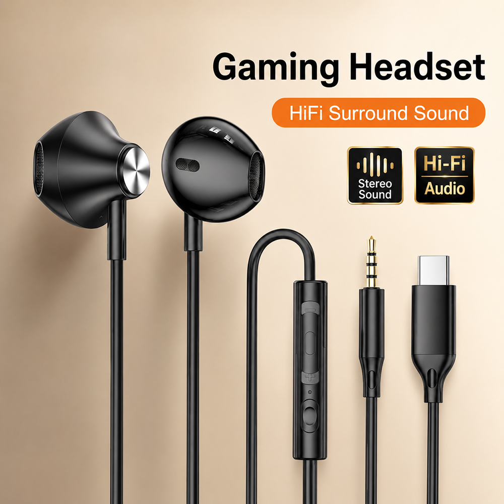 HiFi Surround-hoofdtelefoon Ba - Gaming Accessories Tablet recensie en prijs