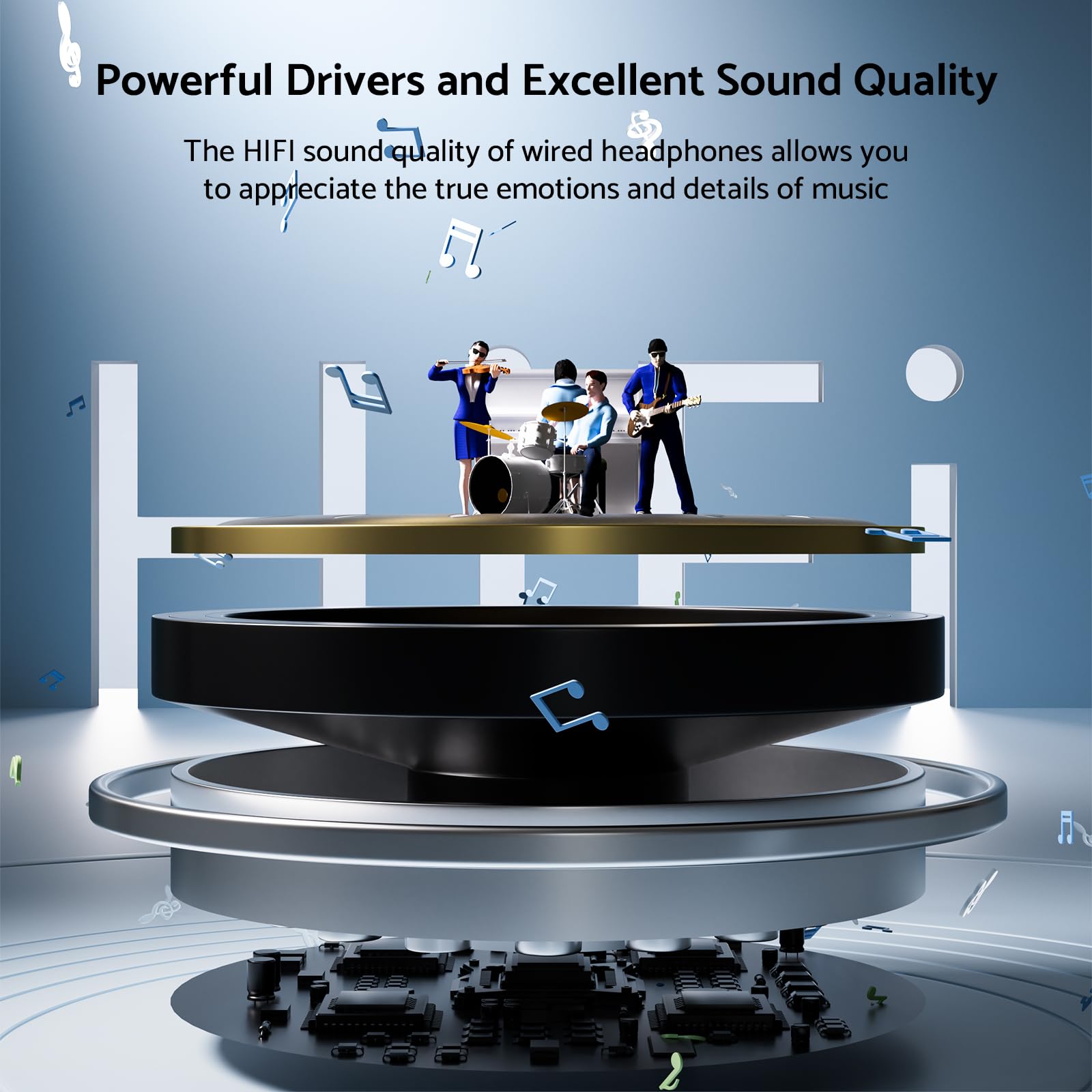 HiFi Surround-hoofdtelefoon Ba - Gaming Accessories Tablet recensie en prijs