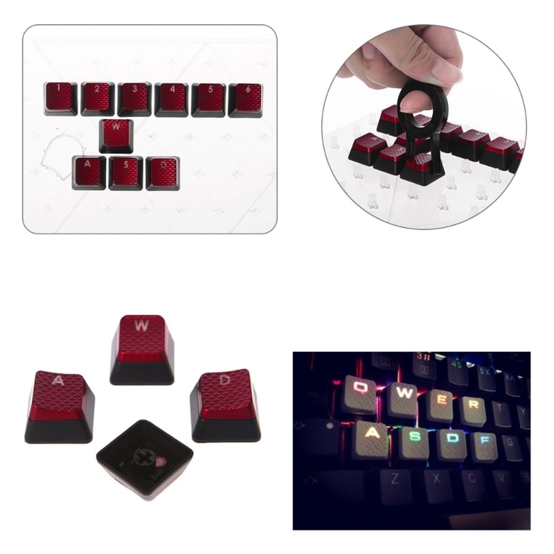 10 toetsen Backlit Keycaps ant - Gaming Accessories Aesthetic recensie en prijs