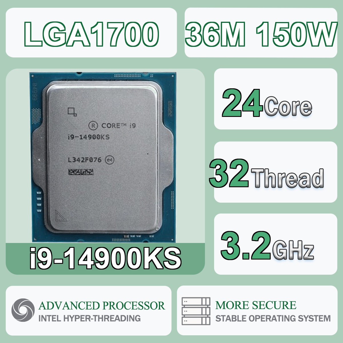 Intel Core i9-14900KS 24C/32T  - Intel Cpu Core I9 recensie en prijs