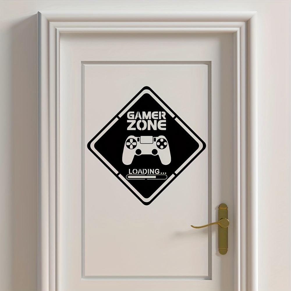 1Pc Gamer Zone Deur Sticker Mu - Gaming Accessories Wall recensie en prijs