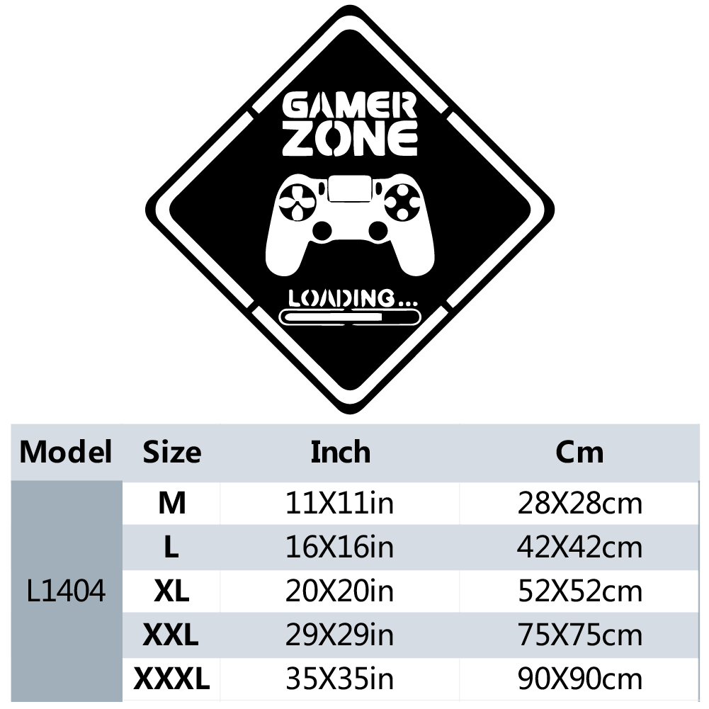 1Pc Gamer Zone Deur Sticker Mu - Gaming Accessories Wall recensie en prijs