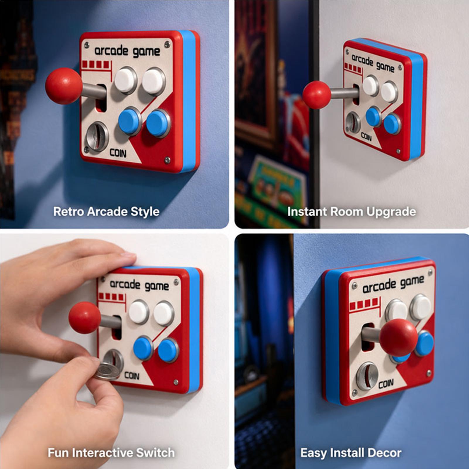 Creatieve Retro Arcade Game Li - Gaming Accessories Wall recensie en prijs