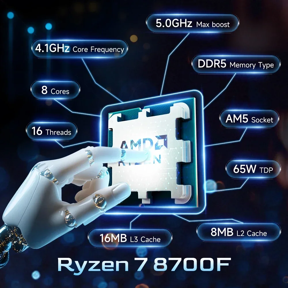 NIEUWE AMD Ryzen 7 8700F R7 87 - Amd Cpu Ryzen 7 recensie en prijs
