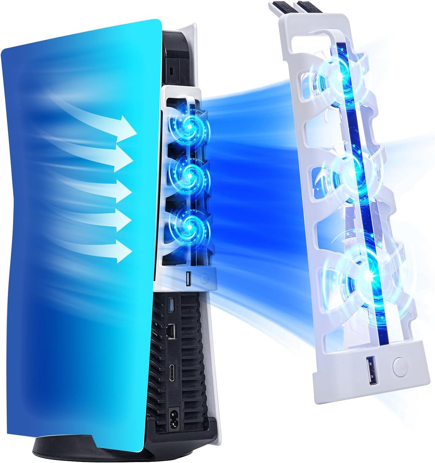 Voor PS5 Stille koelventilator - Gaming Zone Accessories recensie en prijs